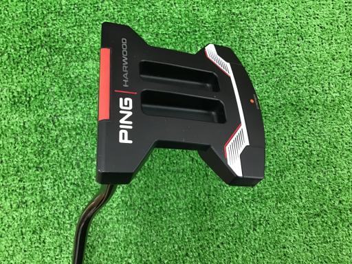 【コース未使用】PING HARWOOD パター　34インチ PING 2021 Putter HARWOOD 34 inches Right Rye angle BLACK