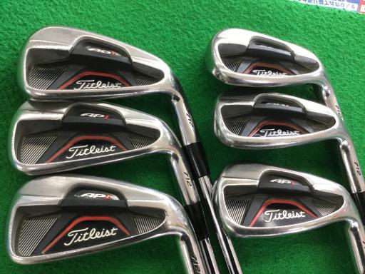 タイトリスト 712 AP1 アイアン ６本＋アディダス キャディバッグ 中古 タイトリスト 712 AP1 アイアン 6本＋アディダス キャディ
