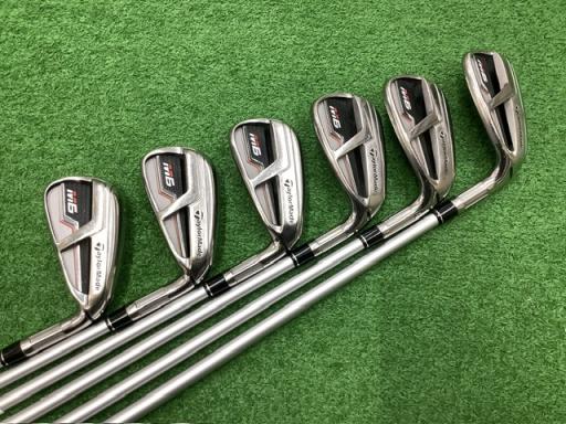 TaylorMade - テーラーメイド　M6アイアン　#5〜AW  7本セット　中古 TaylorMade (テーラーメイド) アイアンセット レディース M6 5本