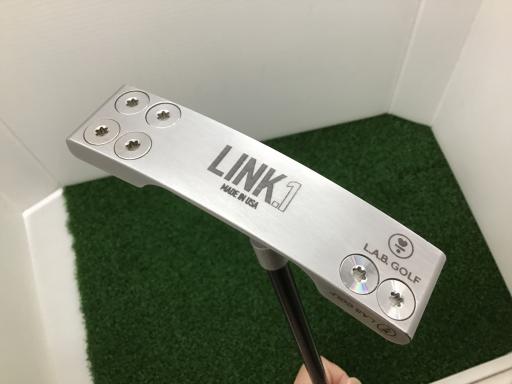 ラブゴルフ　L.A.B GOLF LINK.１パター　ほぼ未使用 L.A.B. GOLF ラブ・ゴルフ LINK.1 リンク.1 パター ライ角