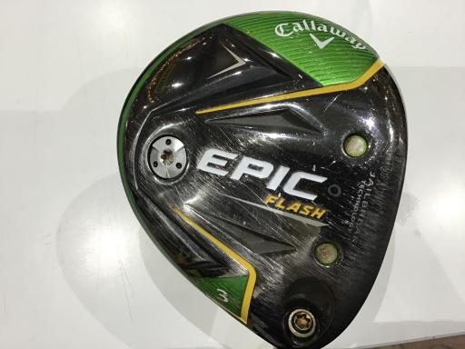 【希少レフティ】キャロウェイ　エピックフラッシュ　3w 左用　フェアウェイウッド Callaway 【レフティ(左用)】キャロウェイ ELYTE エリート