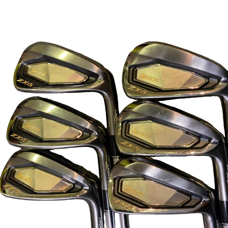 中古　SRIXON ZXi5 ブラック　 5-P 6本セット　ヘッドのみ 中古 ダンロップ SRIXON ZXi5 ブラック アイアンセット 中古
