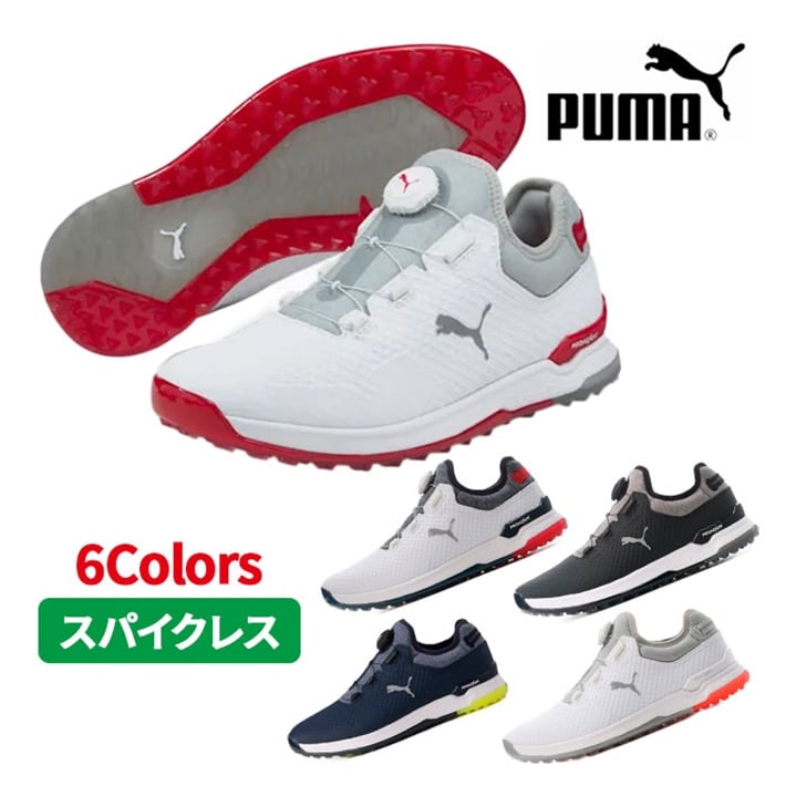新品 PUMA プーマ ソフトスパイク ゴルフシューズ 30.0cm ブラック