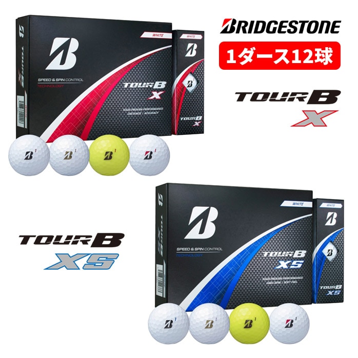 BRIDGESTONE �u���a�X�g�� TOUR B �c�A�[�a �w XS 2024 �S���t�{�[�� 1�_�[�X 12�� �S���t ���F��