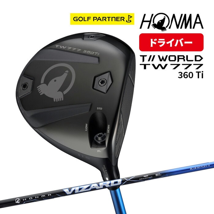 y\̔z{ԃSt HONMA cA[[h TW777 360 Ti hCo[ VIZARD BLUE 5 6