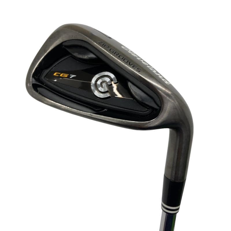 中古 ｸﾘｰﾌﾞﾗﾝﾄﾞ CG 7 BLACK PEARL アイアンセット 中古