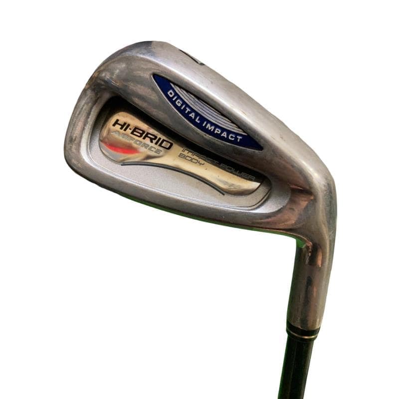 中古 ﾀﾞﾝﾛｯﾌﾟ HI－BRID ADFORCE アイアンセット 中古