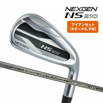 NEXGEN NS210 アイアンセット 5本セット #6〜PWゴルフパートナー 限定モデル ネクスジェン 1フレックス