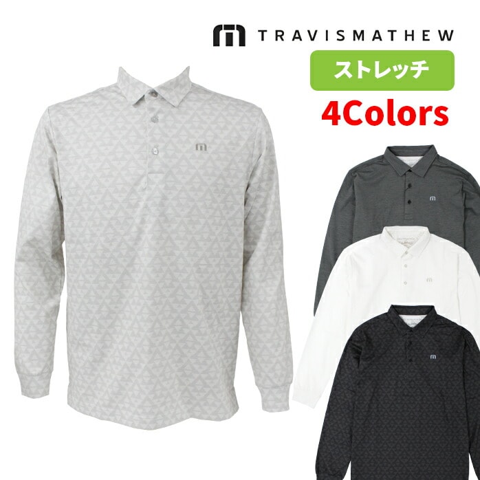 travismathew grX}V[ St 7AI020 L/S Print Polo vg| |Vc