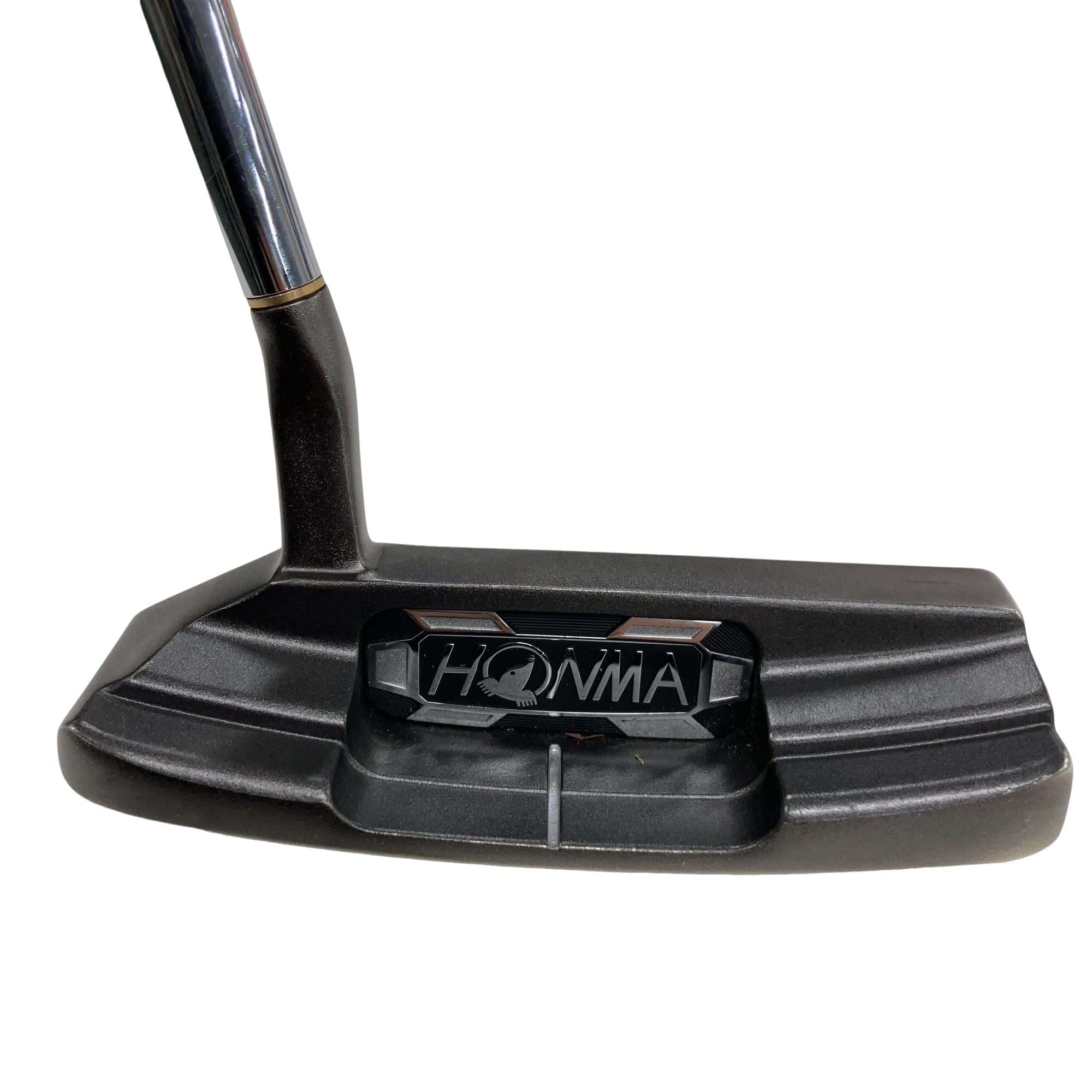 【中古ゴルフクラブ】【未使用品】ホンマ HP-2007 オリジナルスチール パター【14日間返品OK】 中古 ホンマゴルフ HP 1003（ブラックフェース） パター 中古