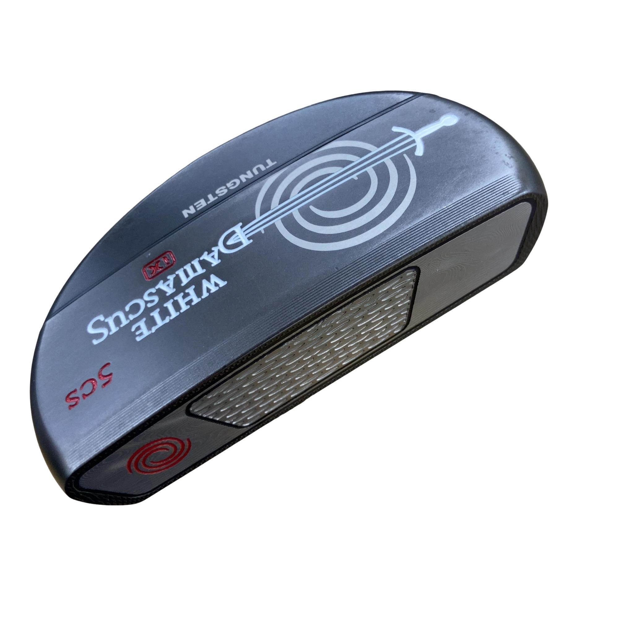 美品 オデッセイ WHITE DAMASCUS iX #5CS 中古 オデッセイ WHITE DAMASCUS ix ＃5CS パター