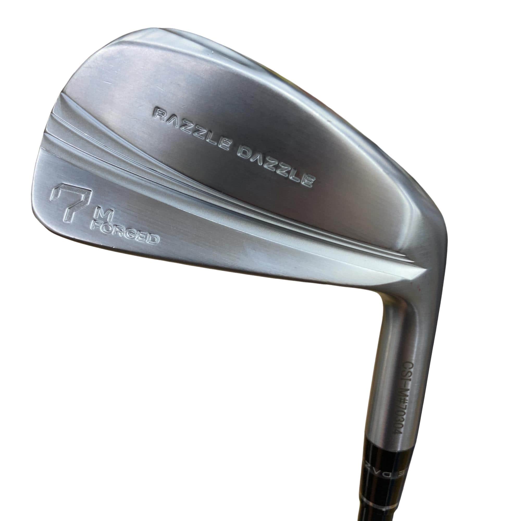 RAZZLE DAZZLE アイアン 試打用7番 2本 中古 ﾗｽﾞﾙﾀﾞｽﾞﾙ RAZZLE DAZZLE CSI－M FORGED
