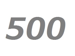 ５００